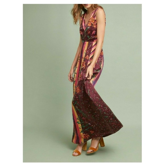 Anthropologie Gala Maxi Dress by 5X by Ajit Kumar - Picture 3 of 6